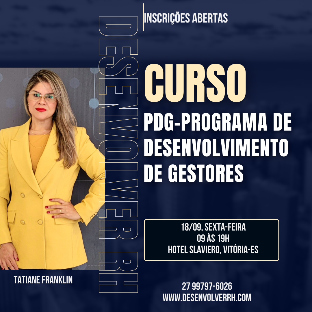 PDG – PROGRAMA DE DESENVOLVIMENTO DE GESTORES